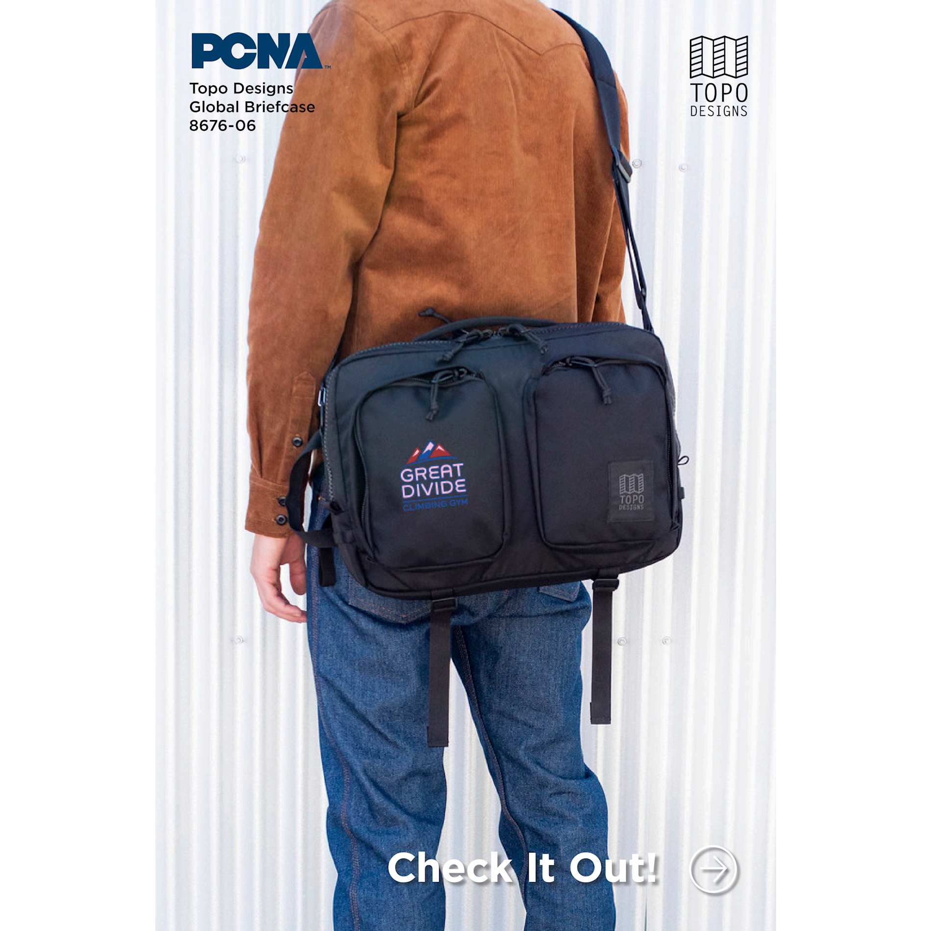 Topo Recycled Global Briefcase 20