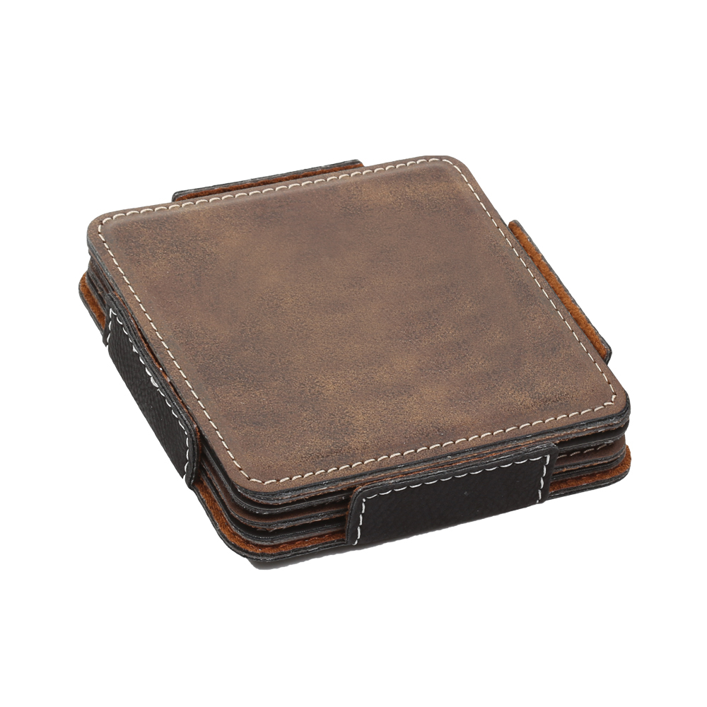 Leatherette Coasters 3
