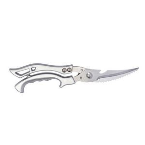 Curved Blade Kitchen Scissors Stainless Steel With Bottle Opener 19