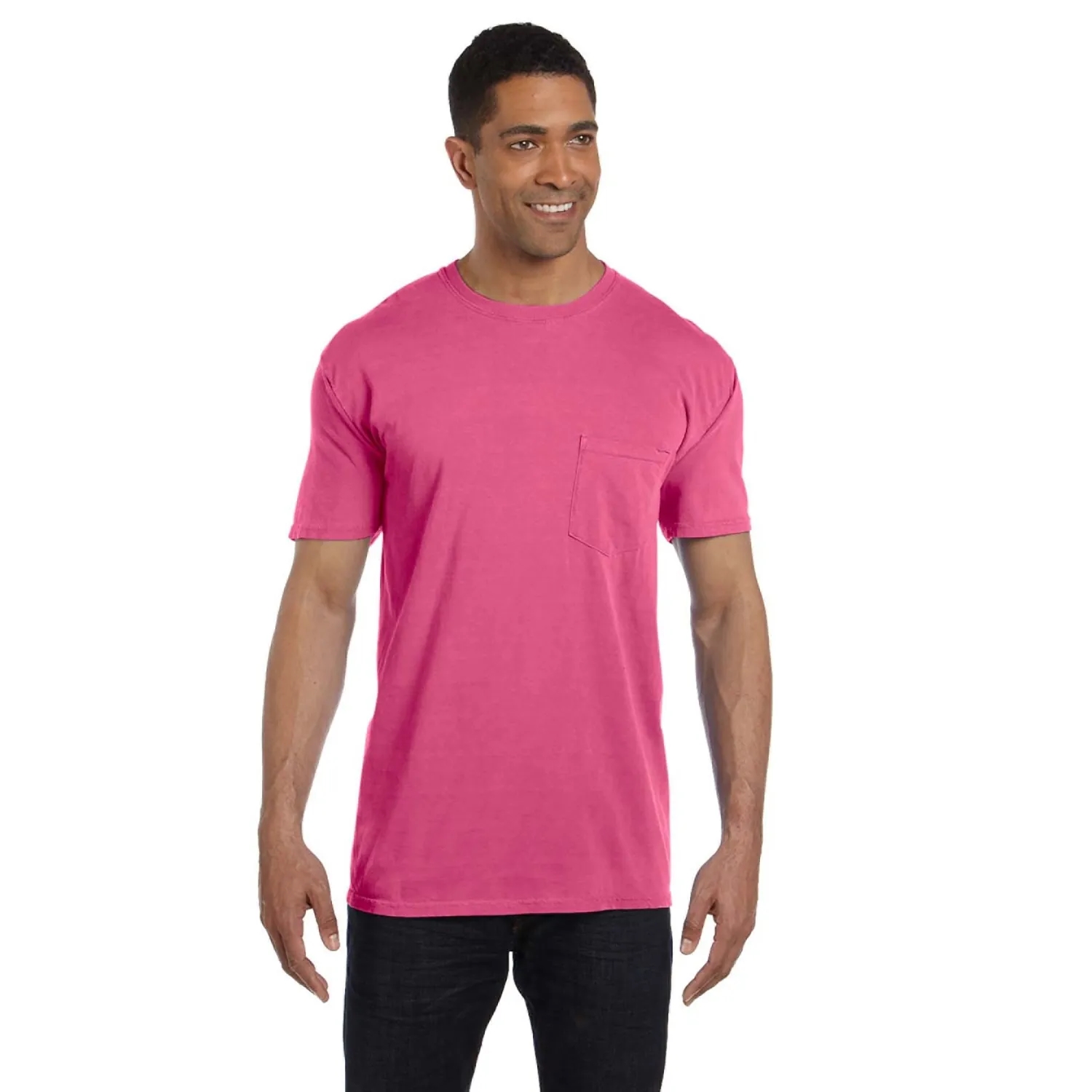 COMFORT COLORS ADULT HEAVYWEIGHT 6.1 OZ. POCKET T-SHIRT 69