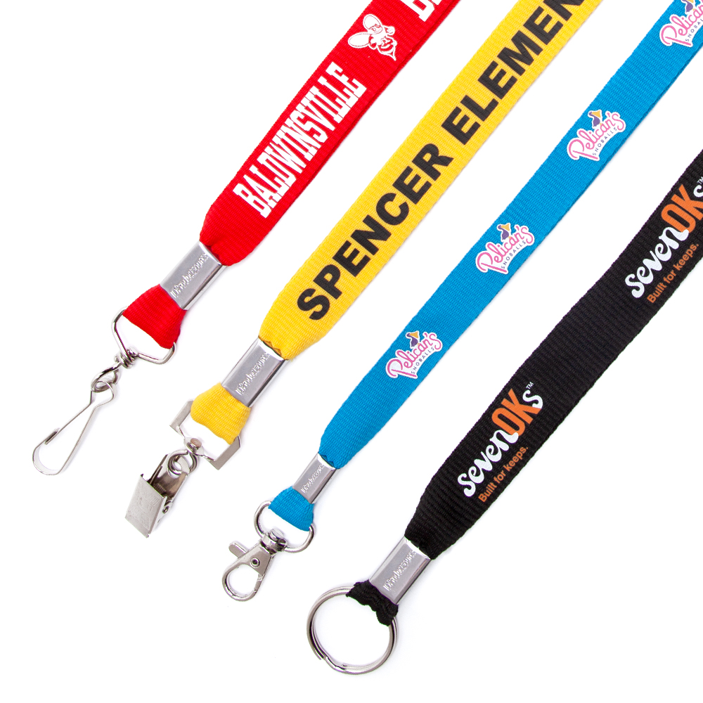 3/8" Pricebuster Flat Polyester Lanyard 24