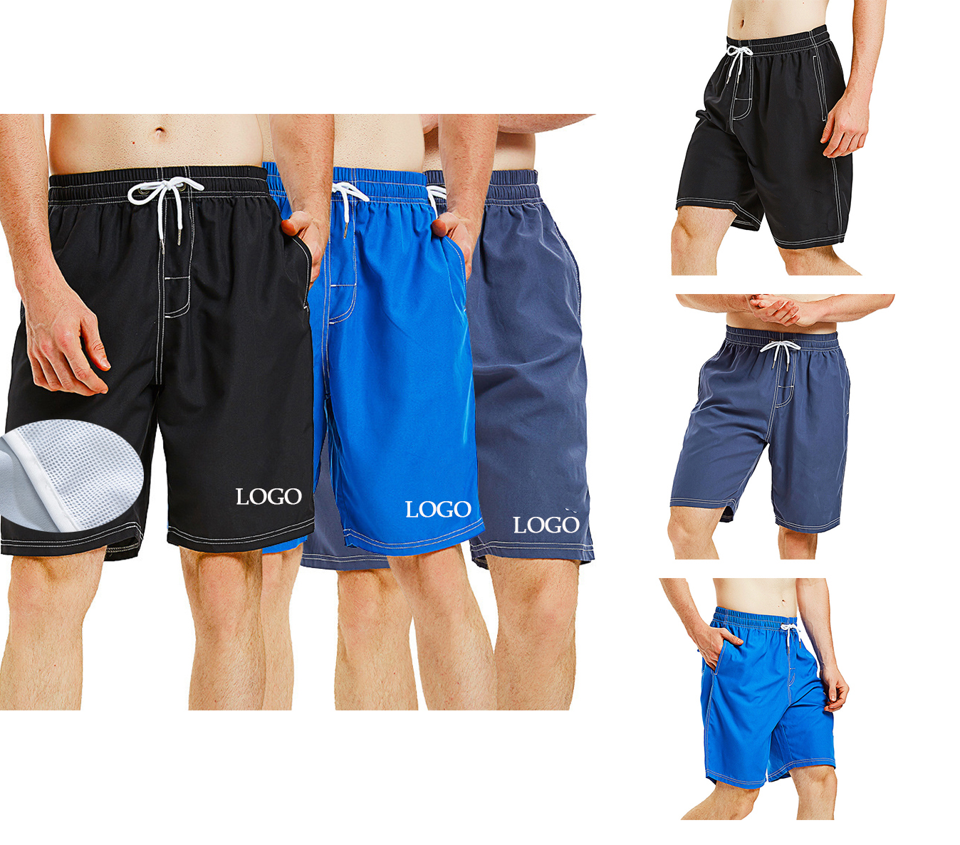 Mens Swimming Quick Dry Swim Board Shorts 2