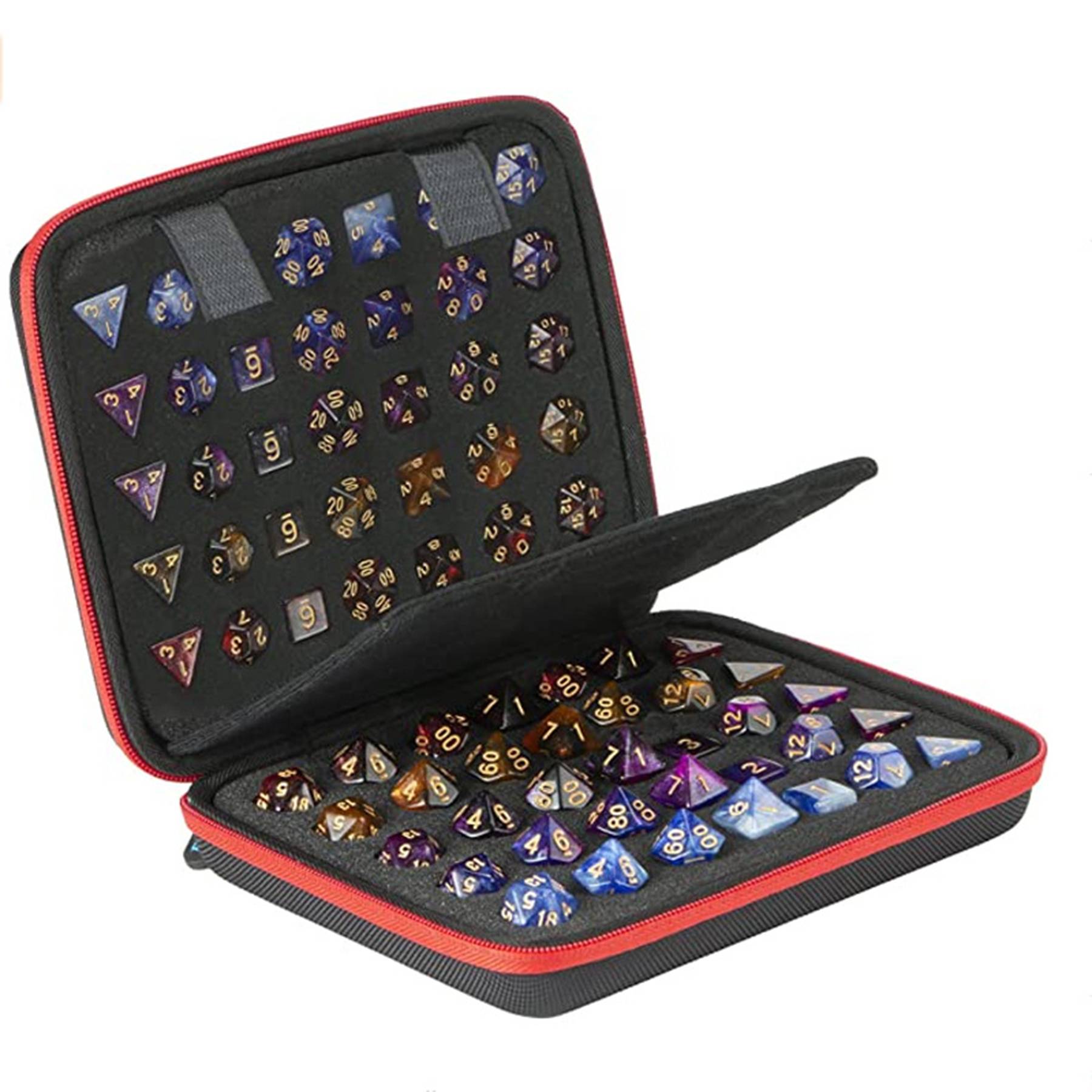 Portable Eva 70-hole dice storage bag 3