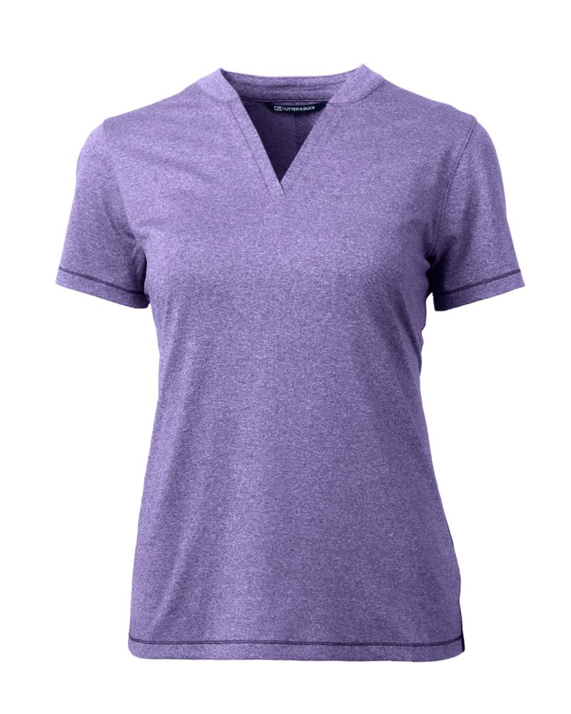 Cutter & Buck Forge Recycled Four-Way Stretch Heathered Womens Blade Top 26