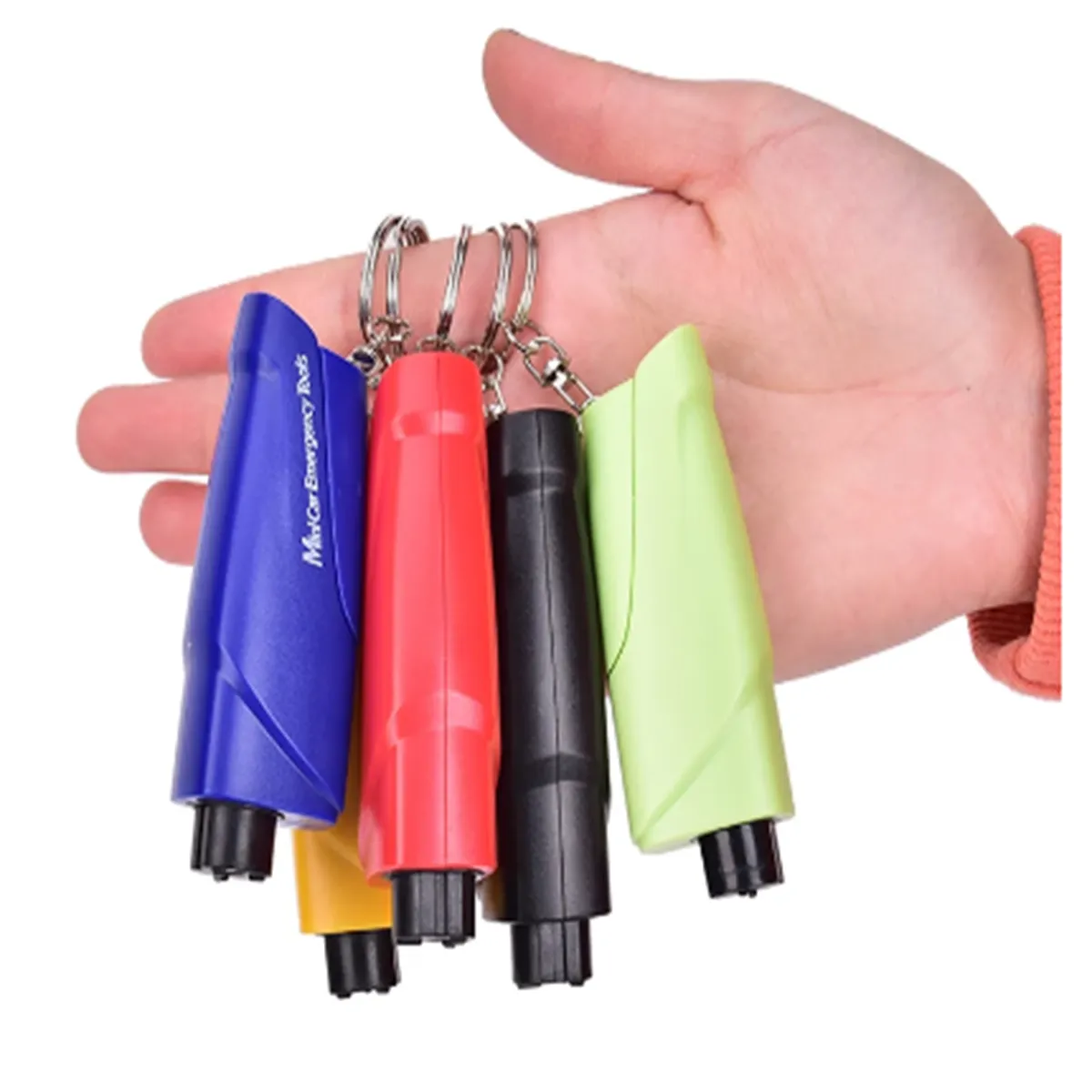 Portable Concealed Window Breaker Seat-Belt Cutter Key-Chain 5