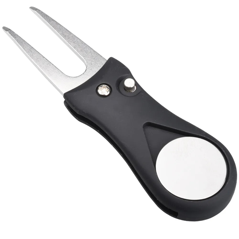 Foldable Golf Divot Tool with Magnetic Ball Marker 3
