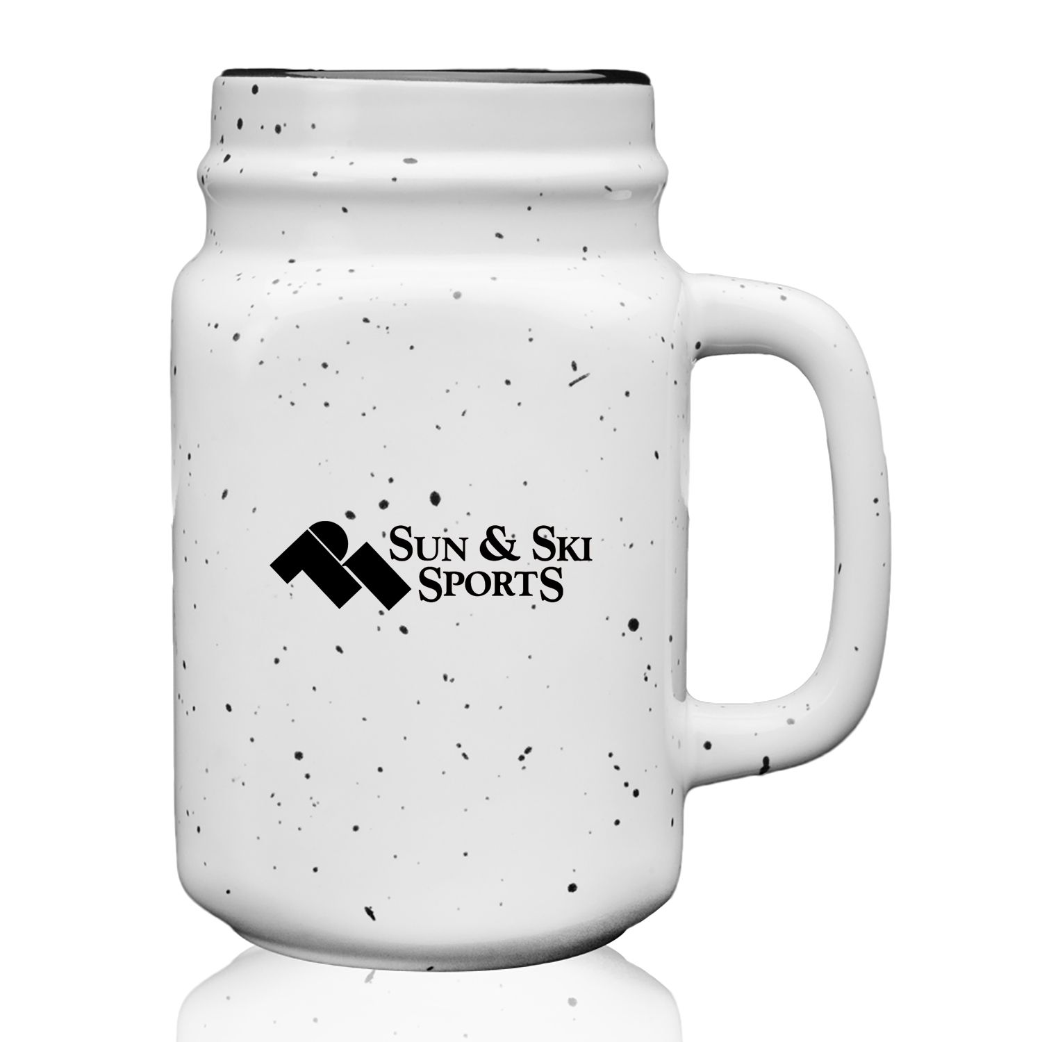 16 oz. Savannah Speckle Ceramic Mason Jars 5
