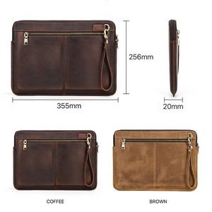 Multifunction Leather Laptop Sleeve 13 Inches Bag With Pocket 3