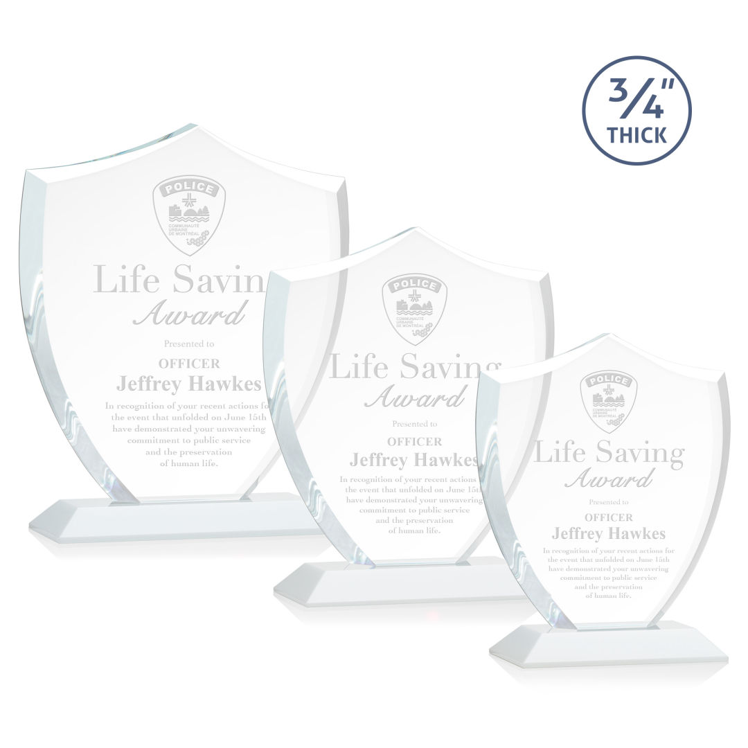 Scudo Shield Award - White 7