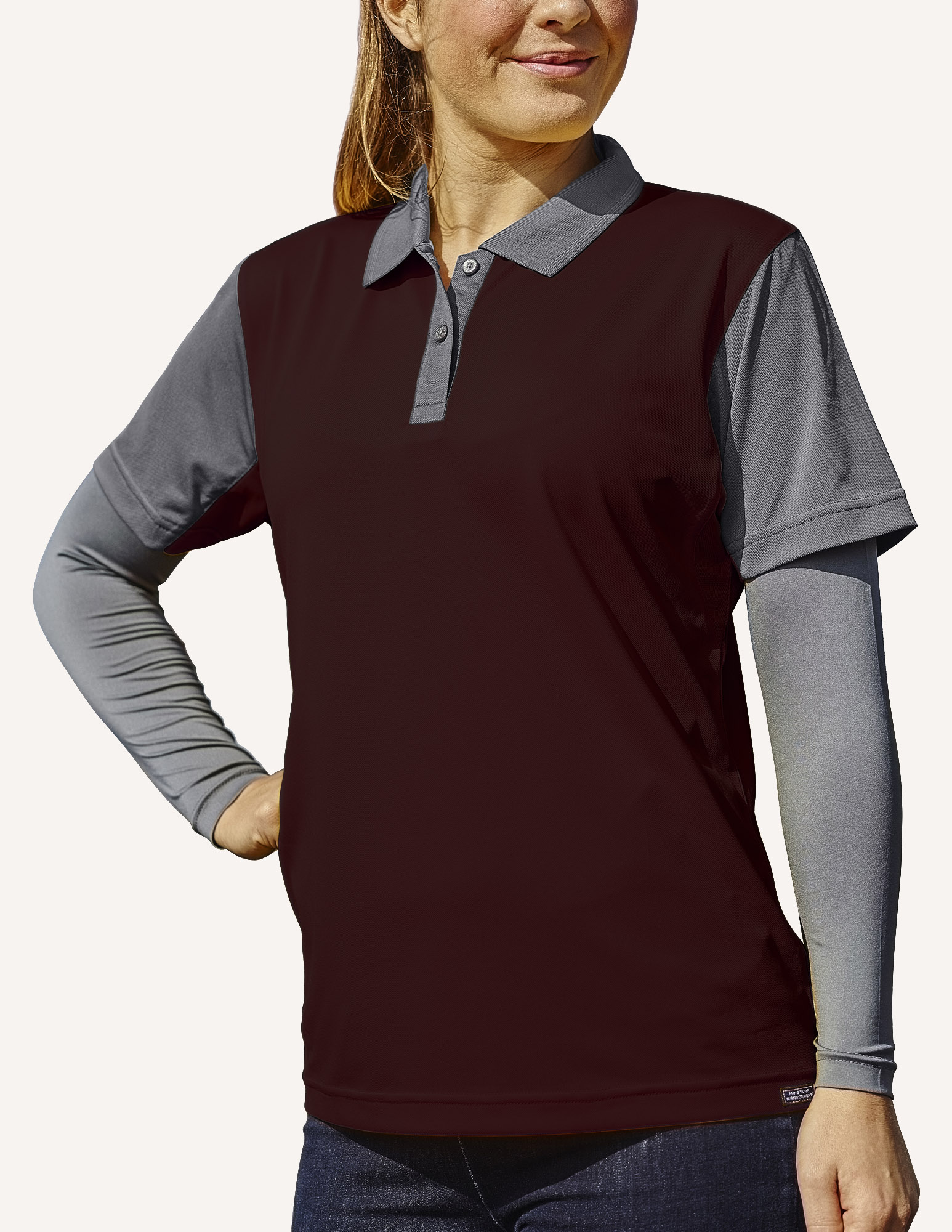 Ladies' Corvette Hybrid Cooler Polo Shirt 7