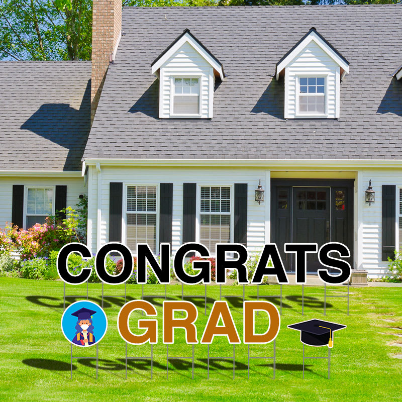 Congrats Grad Yard Letters 3