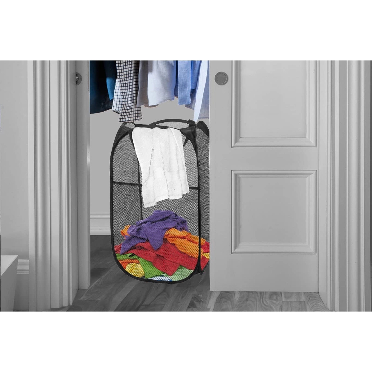 Mesh Popup Laundry Hamper 4