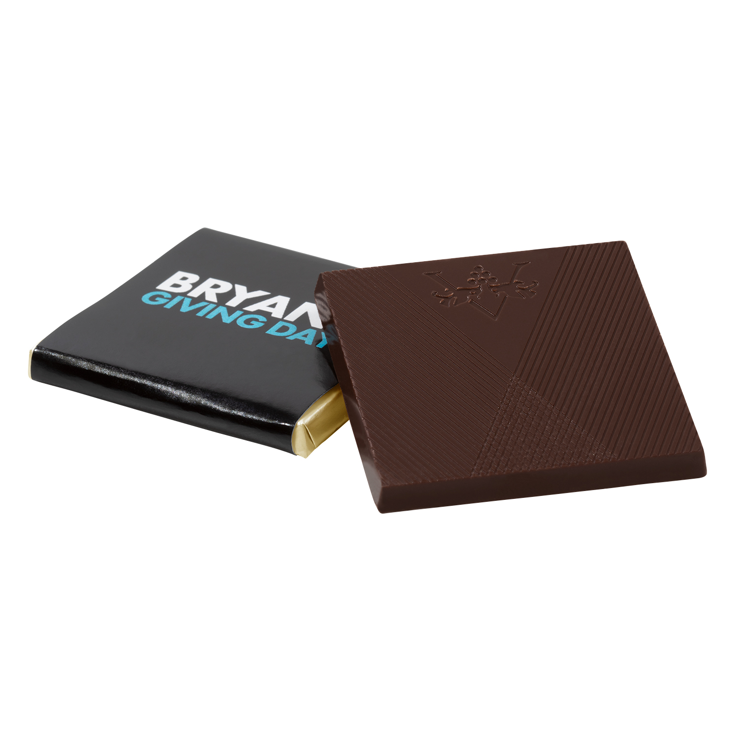 1.75" Luxe Morsel Belgian Chocolate Square 2