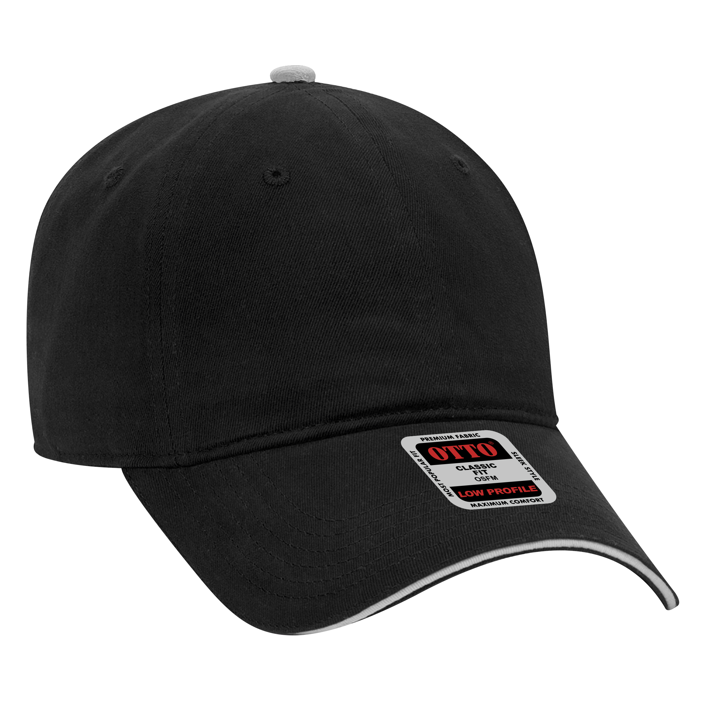 OTTO CAP® 6 Panel Low Profile Baseball Cap 62