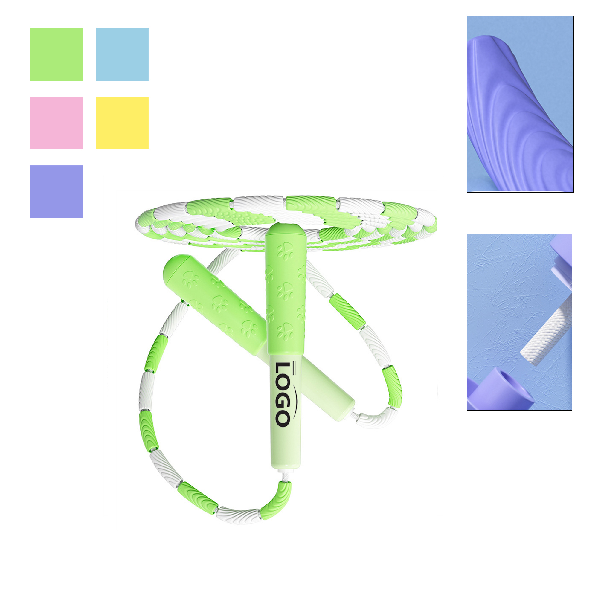 Children Outdoor Sport PVC Jump Rope With Your Brand 2
