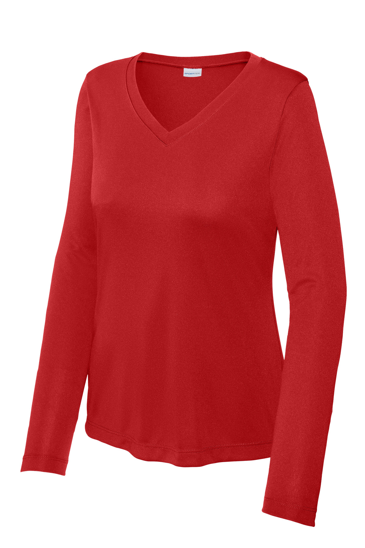 Sport-Tek Women's Long Sleeve PosiCharge Competitor V-Neck Tee. LST353LS 80
