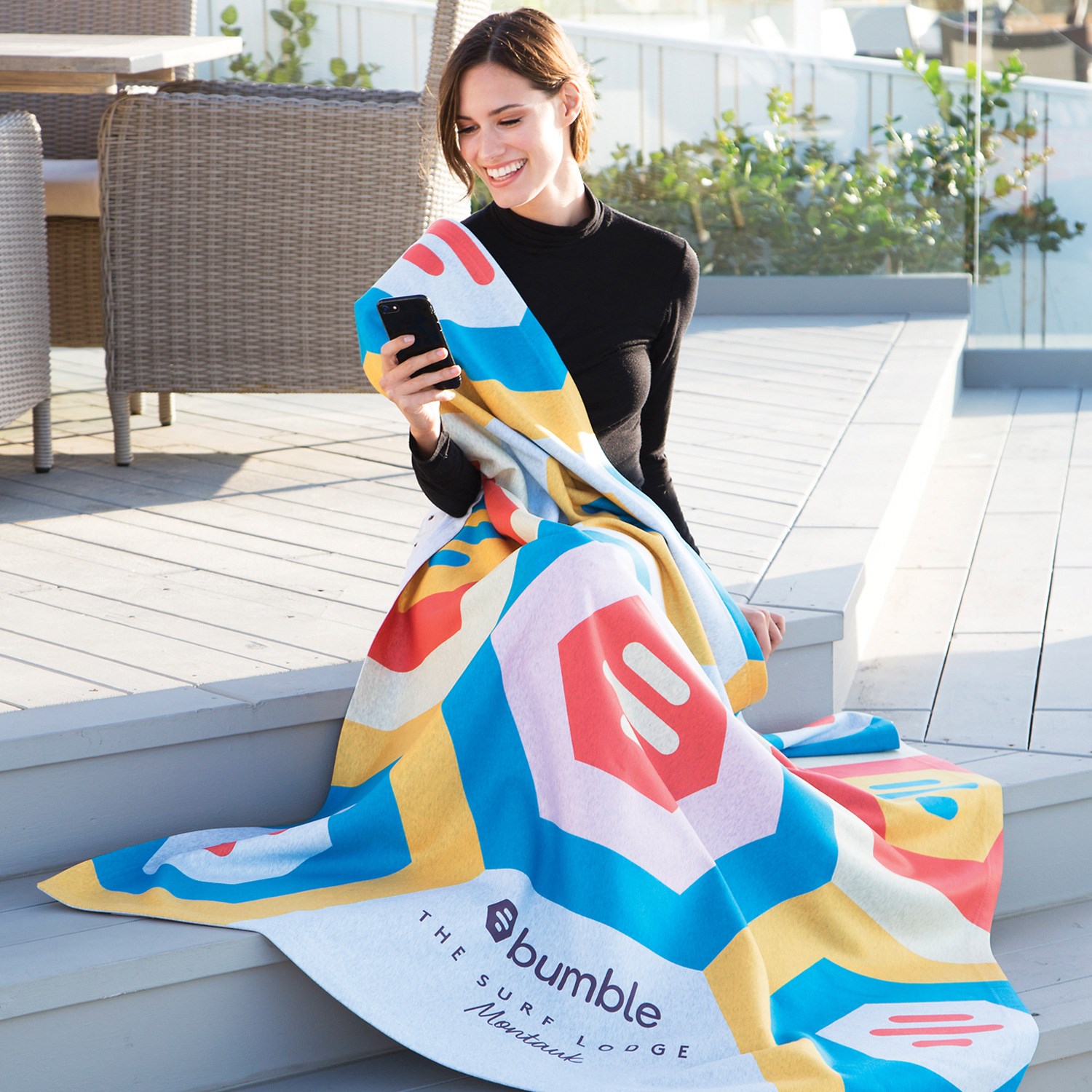 Heather Gray Sweatshirt Blanket 4