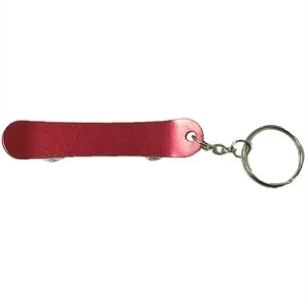 Skateboard Shape Bottle Opener w/ Key Chain 3