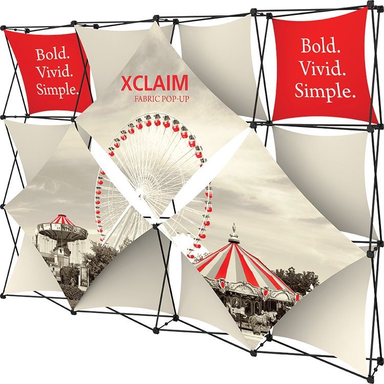 Xclaim 10ft Fabric Popup Display Kit 05