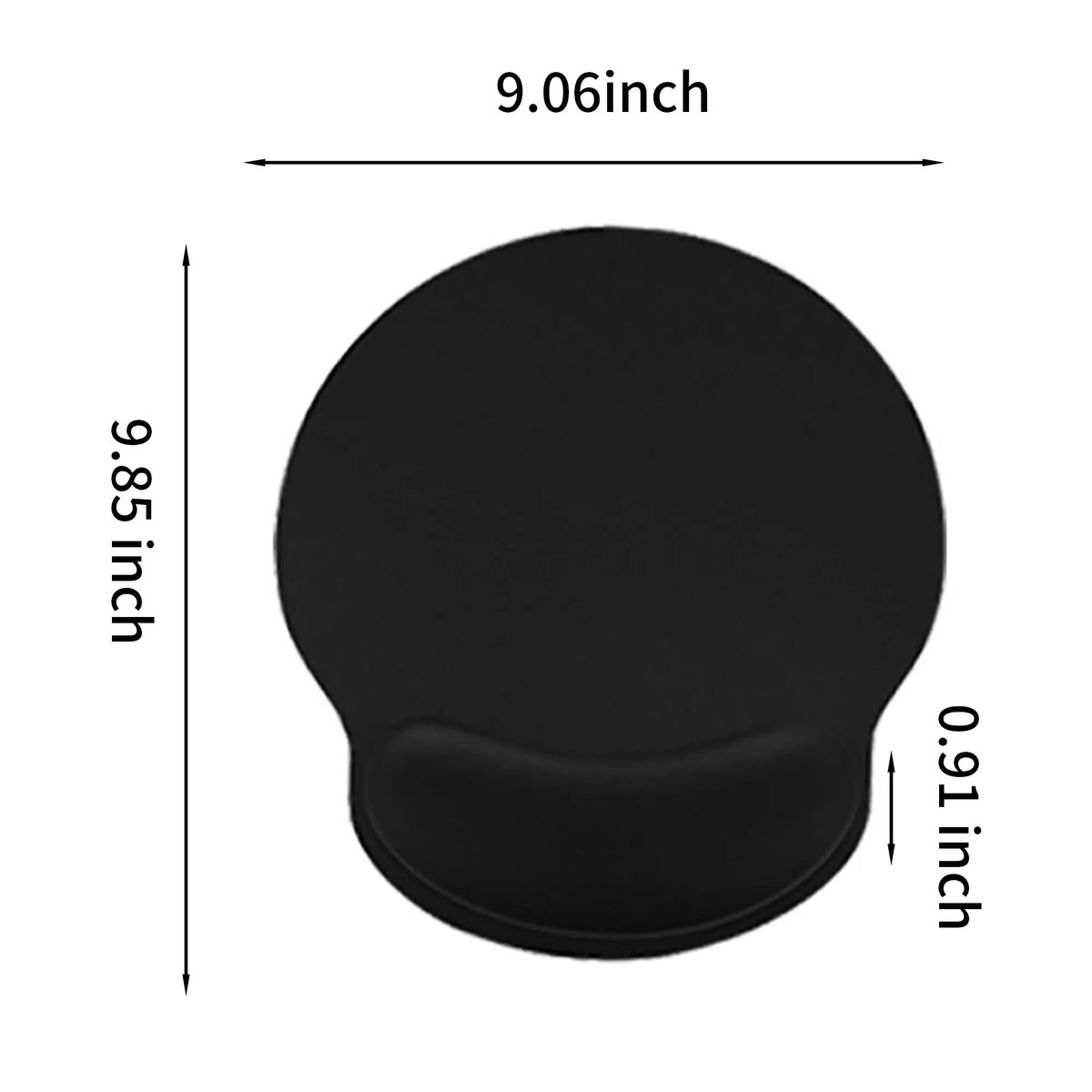 Durable Memory Foam Mouse Pad with Sublimation Print 3