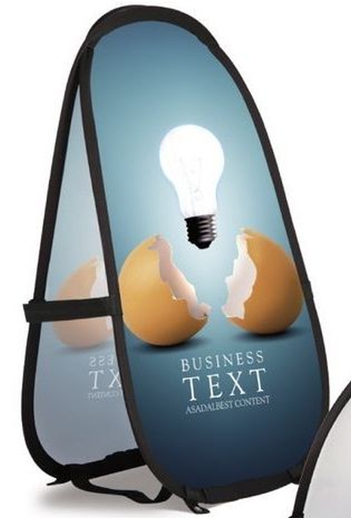 Vertical 2 Sided Pop Out Banner (24"x36") 2