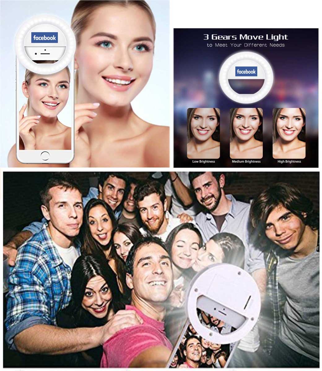 iBank ® Clip On Selfie Ring Light 1