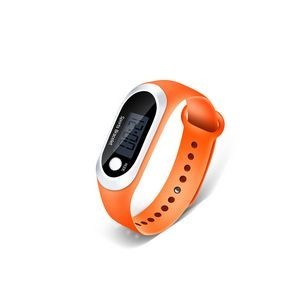 Sports Bracelet Watch With Pedometer Digital Display And Adjustable Band 12