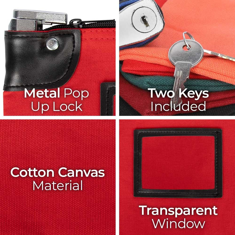 LOCKING DEPOSIT BAGS 14oz 4
