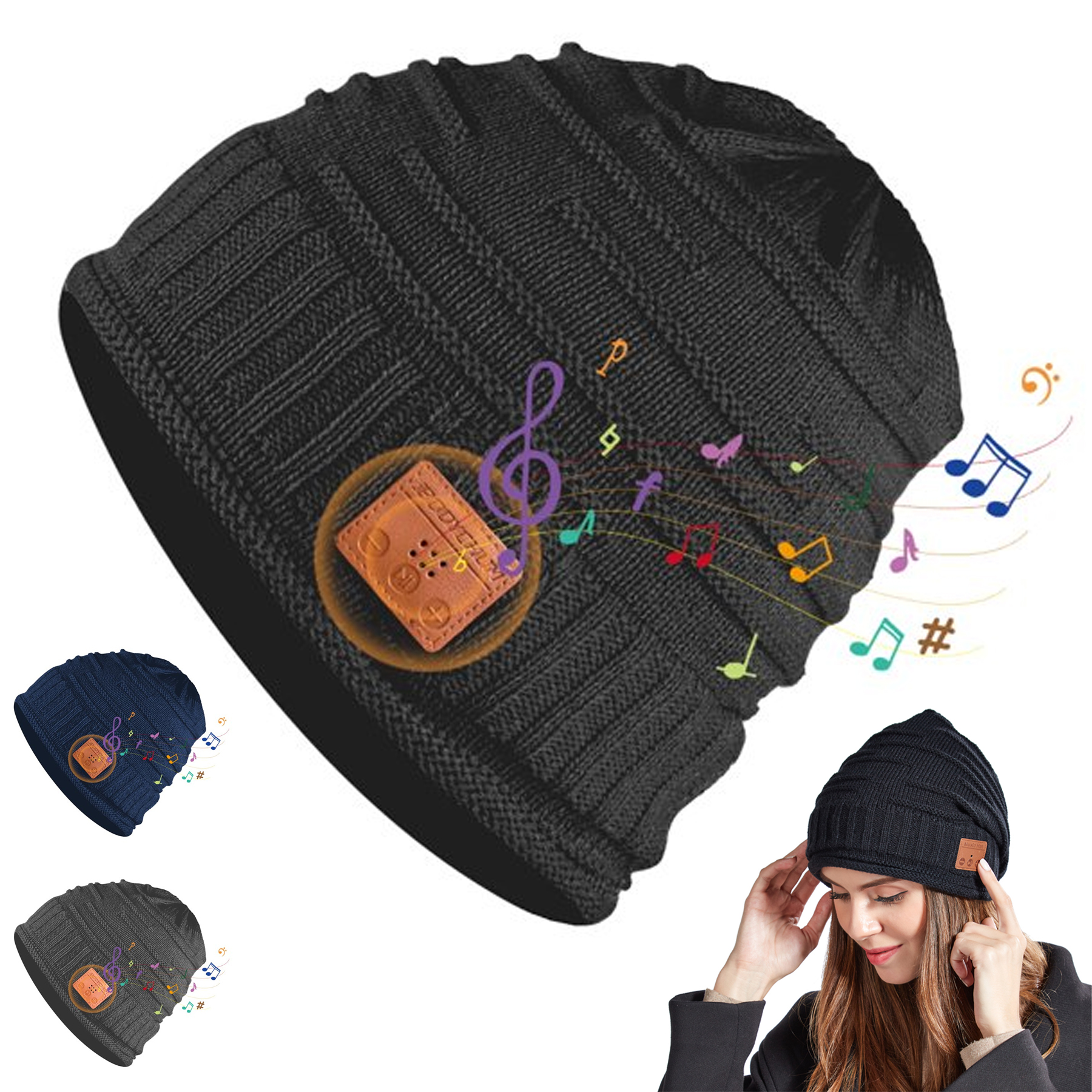 Bluetooth Knit Hat 2