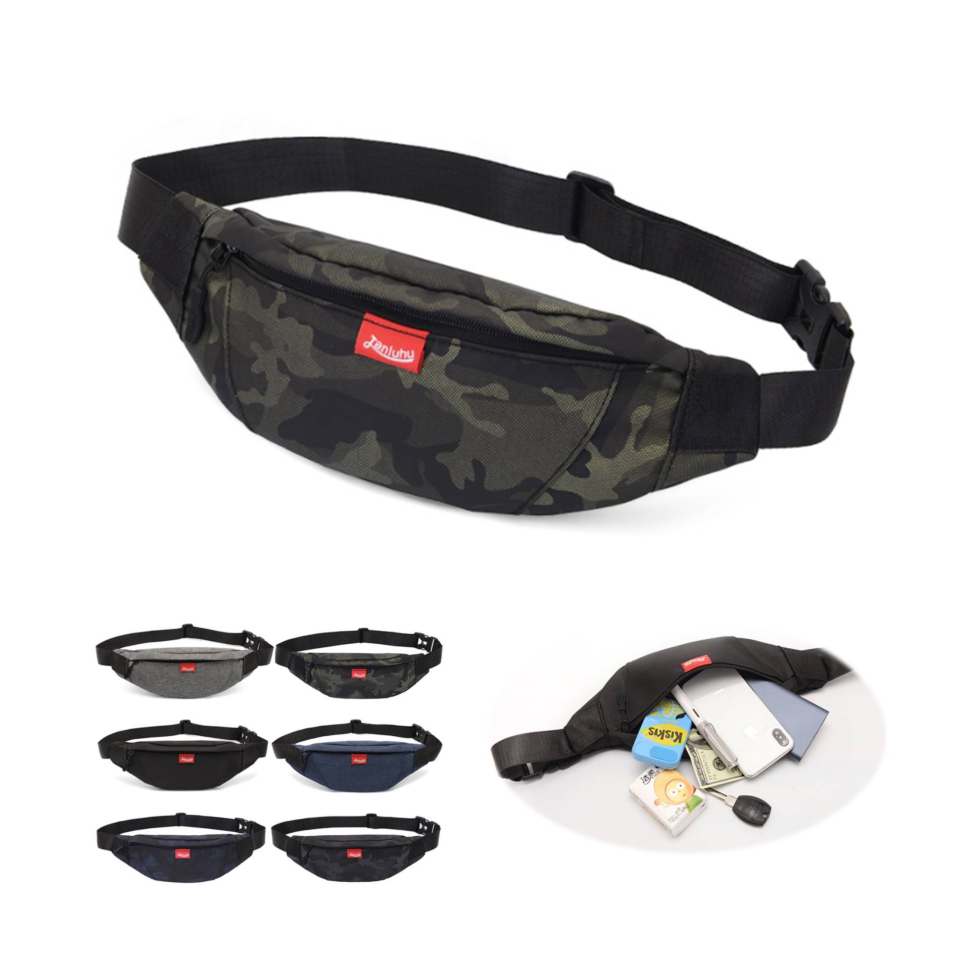 Ultra light Leisure Sports Waterproof Waist Bag 4
