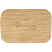 Bamboo Fiber Lunch Box with Cutting Board Lid 110