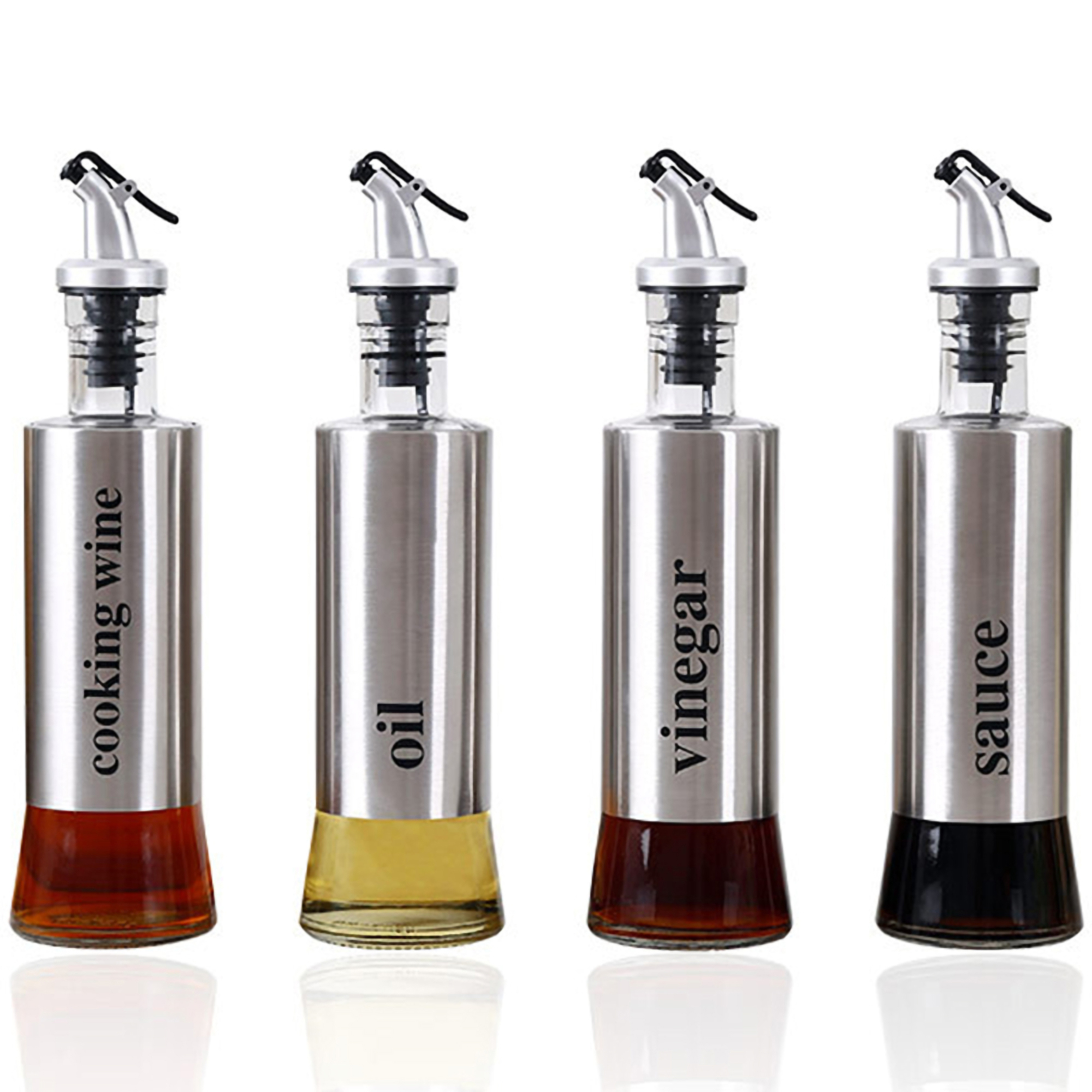 10 Oz. Stainless Steel Oil Dispenser 1