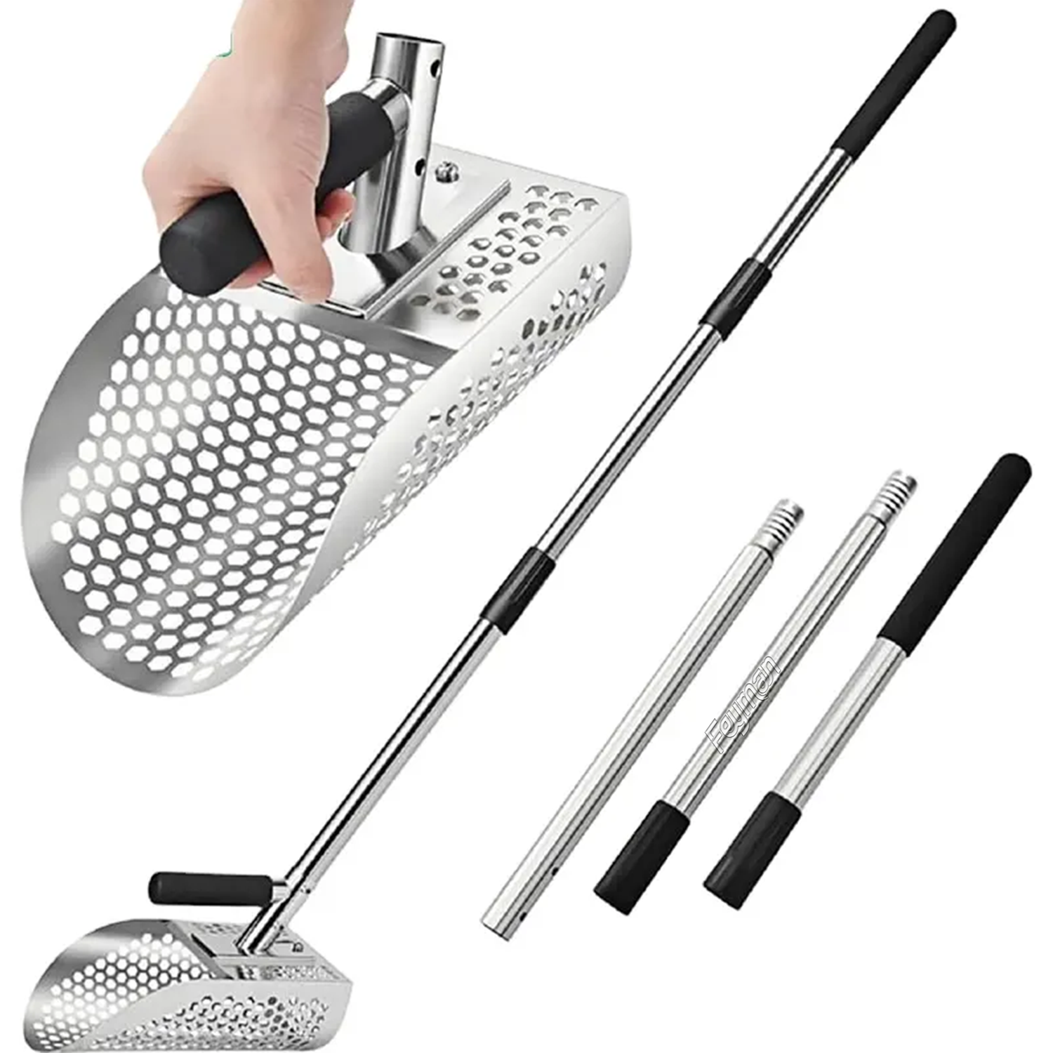 Long Handle Metal Detector Sand Shovel 10
