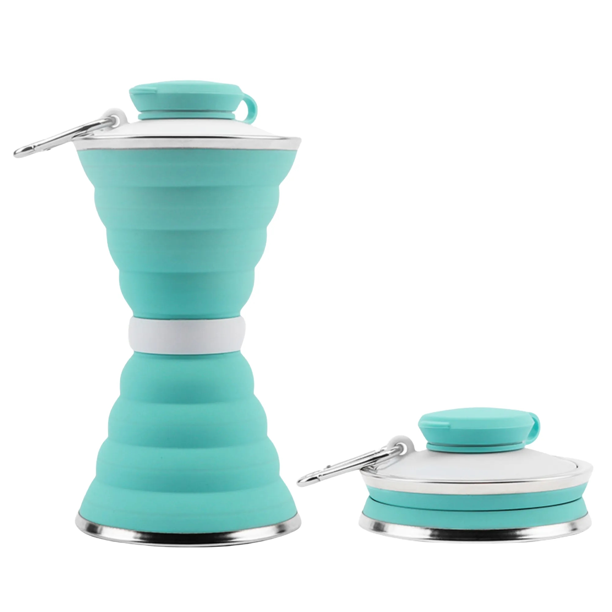 17oz Double-Fold Silicone Collapsible Water Cup 8