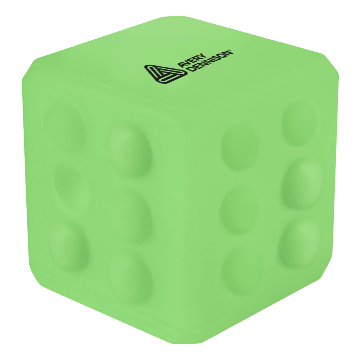 Glow in The Dark Square Push Pop Ball 2