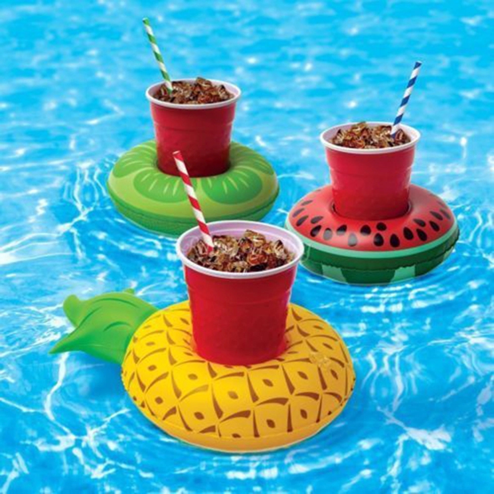 Inflatable Pineapple Floating Drink Holders 2