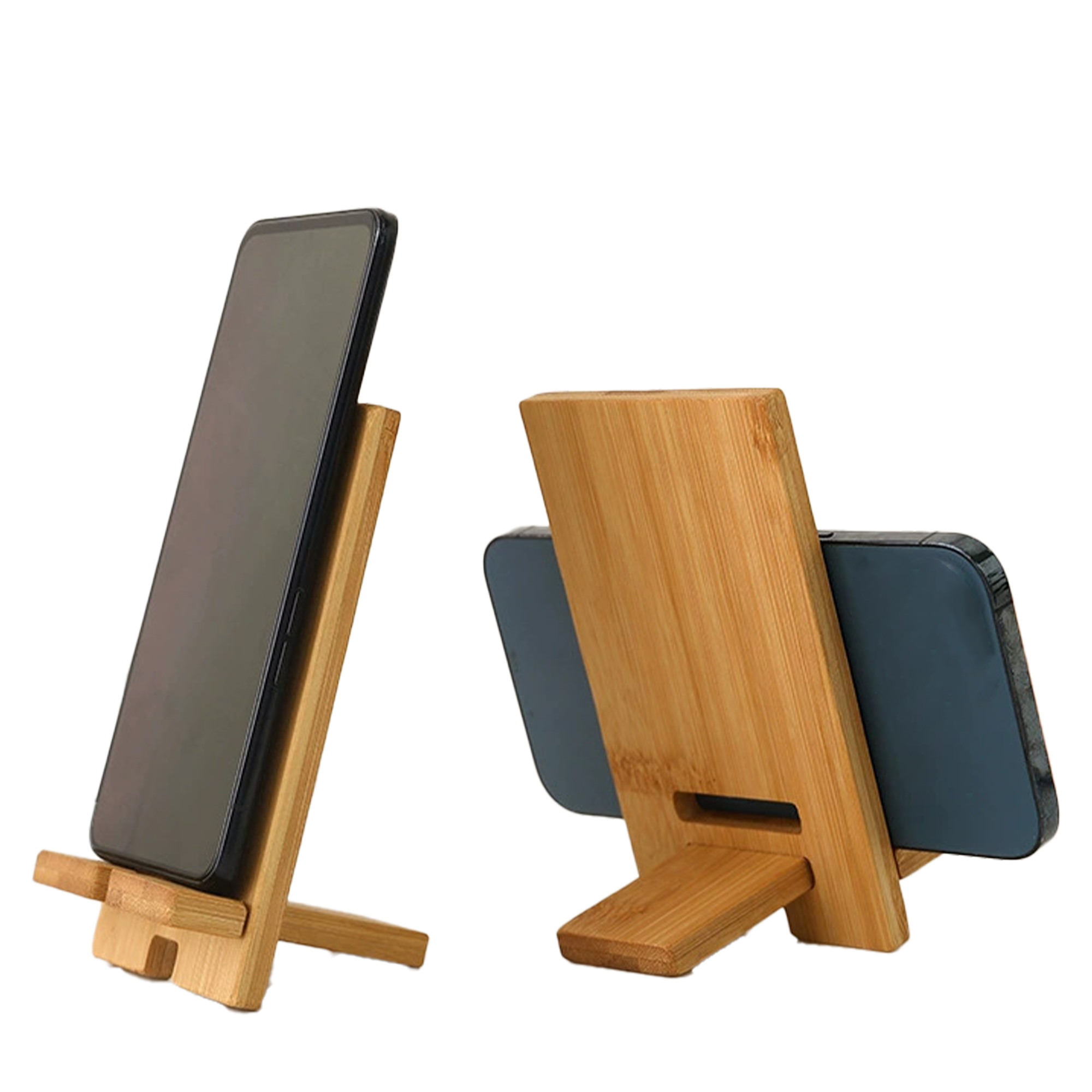 Handmade Bamboo Wooden Smartphone Holder Stand 1