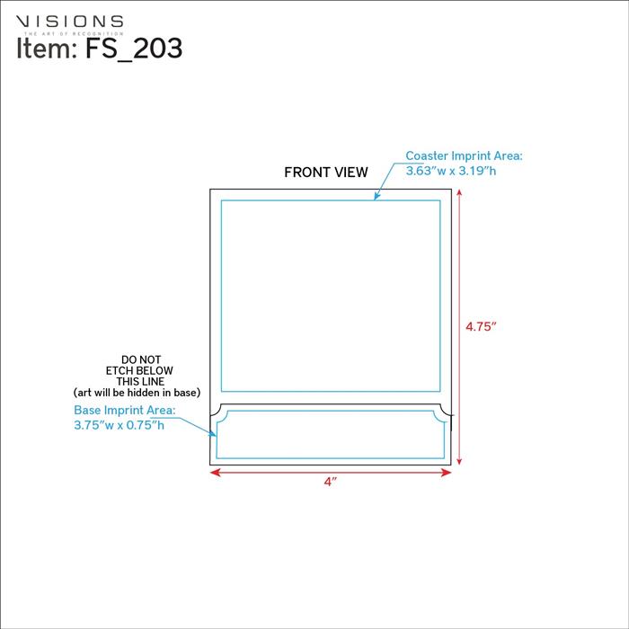 Glass Coaster with Base 4