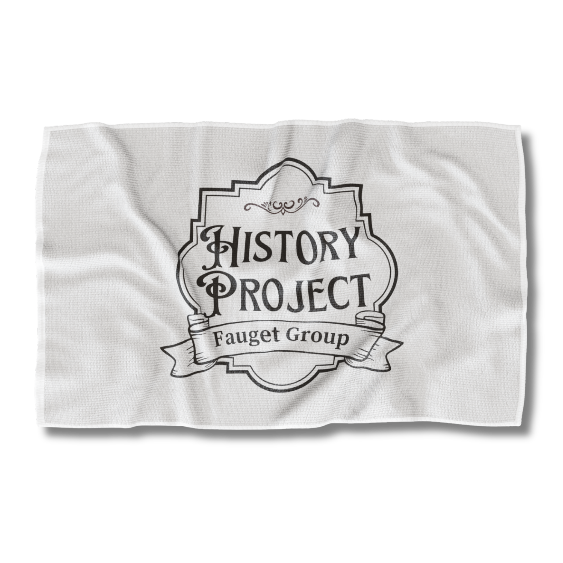 11" x 18" RUSH Rally Towel Microfiber White