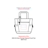 Urban Passage Zippered Travel Business Tote 53