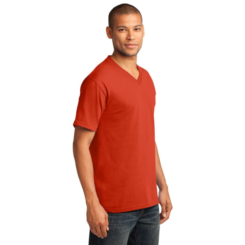 Port & Company Core Cotton V-Neck Tee. 29