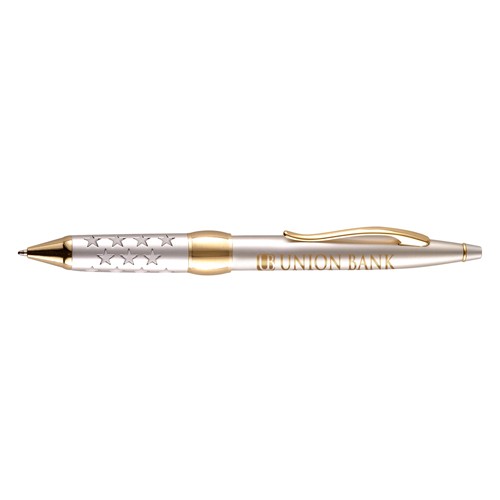 Patriot Star Grip Twist Action Metal Pen, Ballpoint pen 9