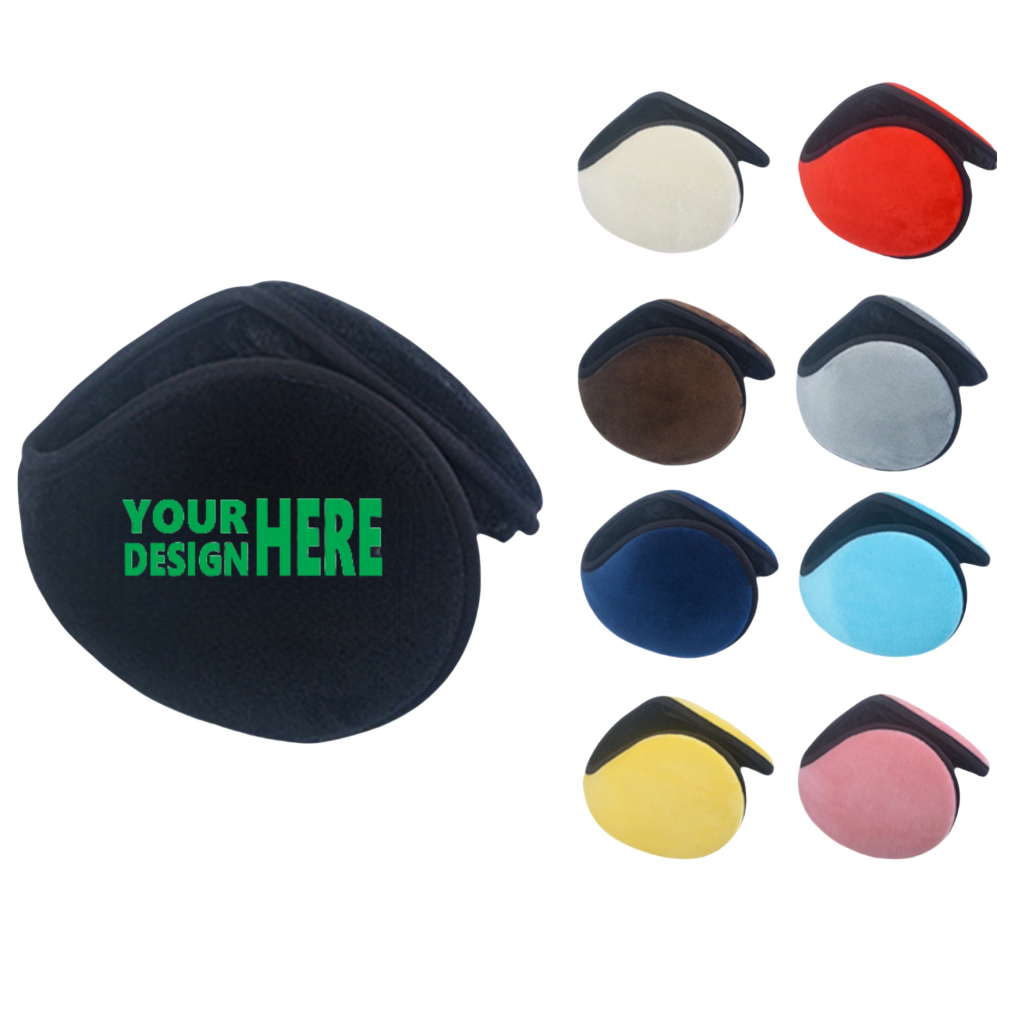 HeritageSoft Classic Ear Warmers ?C Unisex Polyester 2
