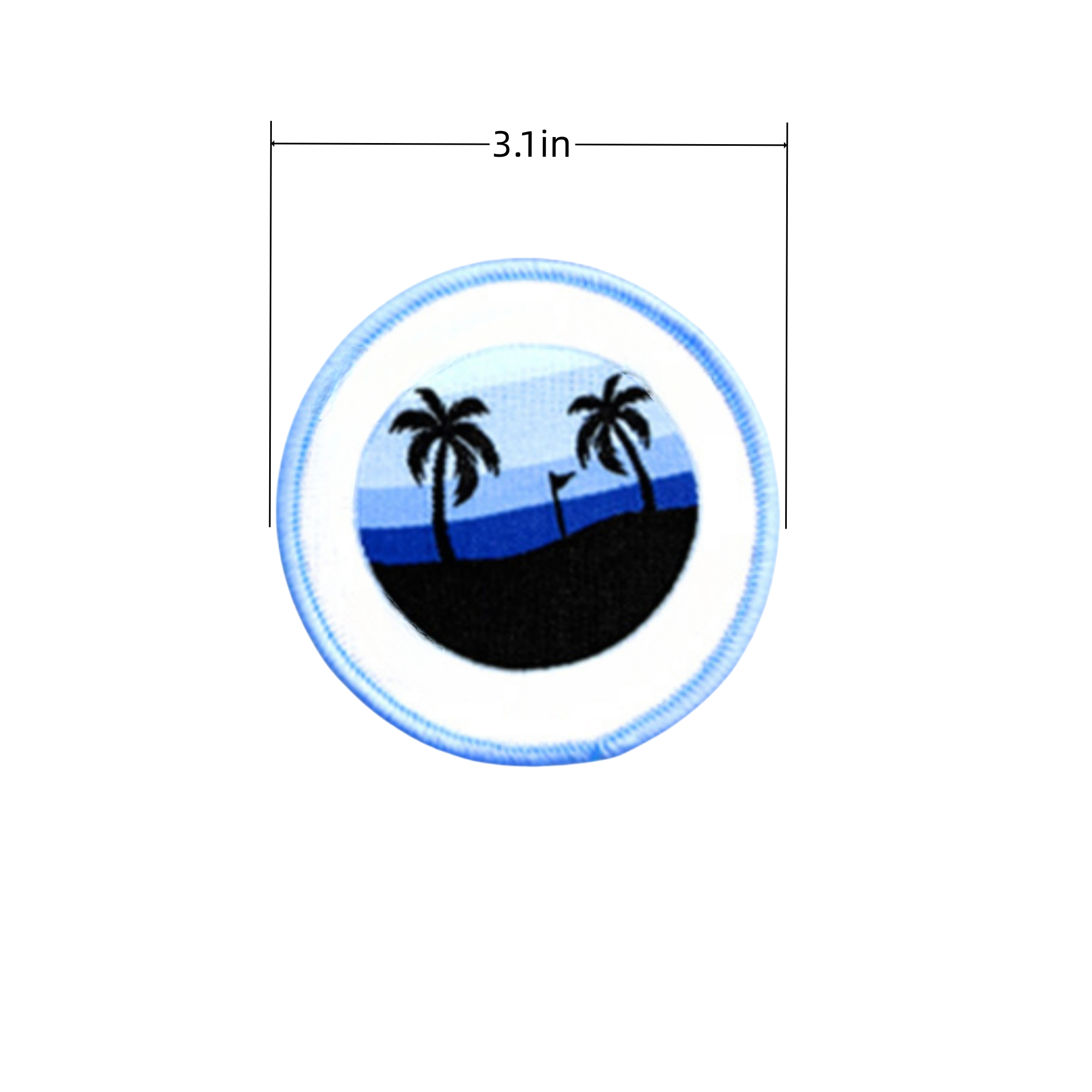 Custom Polyester Woven Label Patch 3