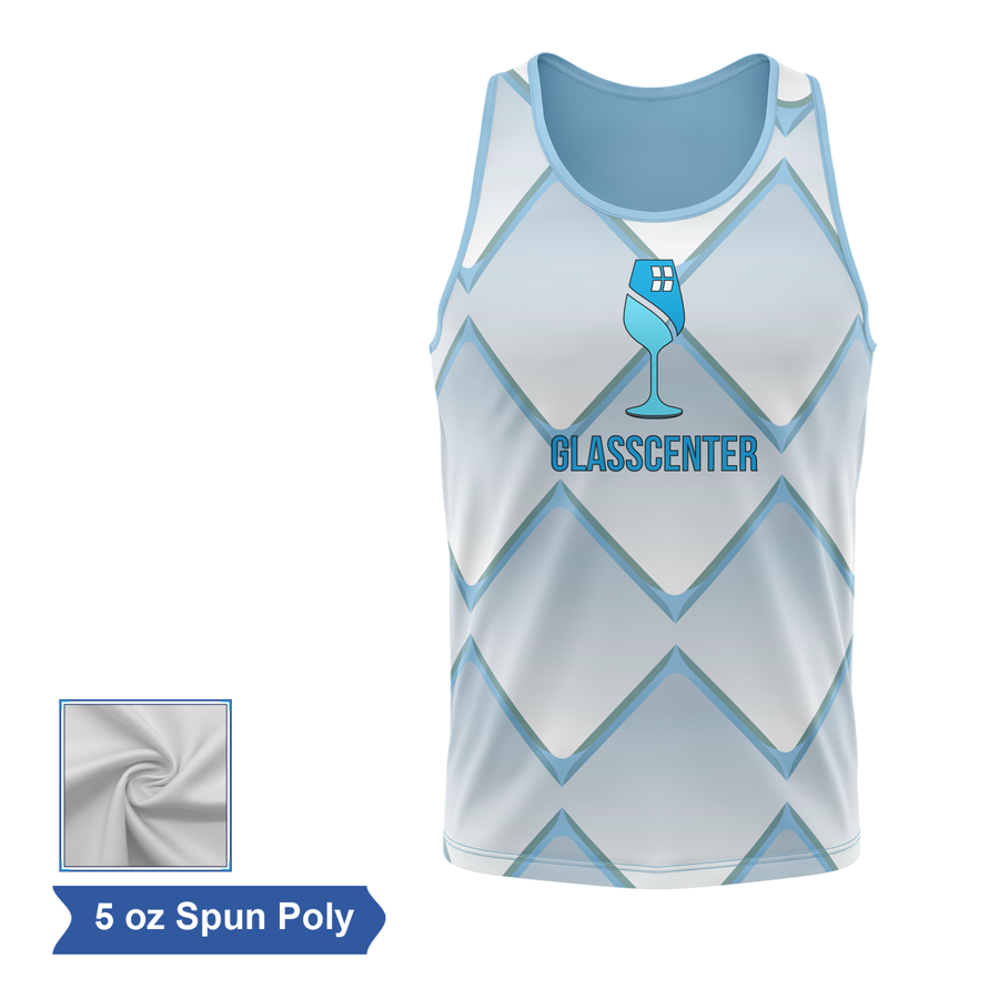 Sublimation Spun Polyester (Cotton Touch) Classic Tank Top - 3