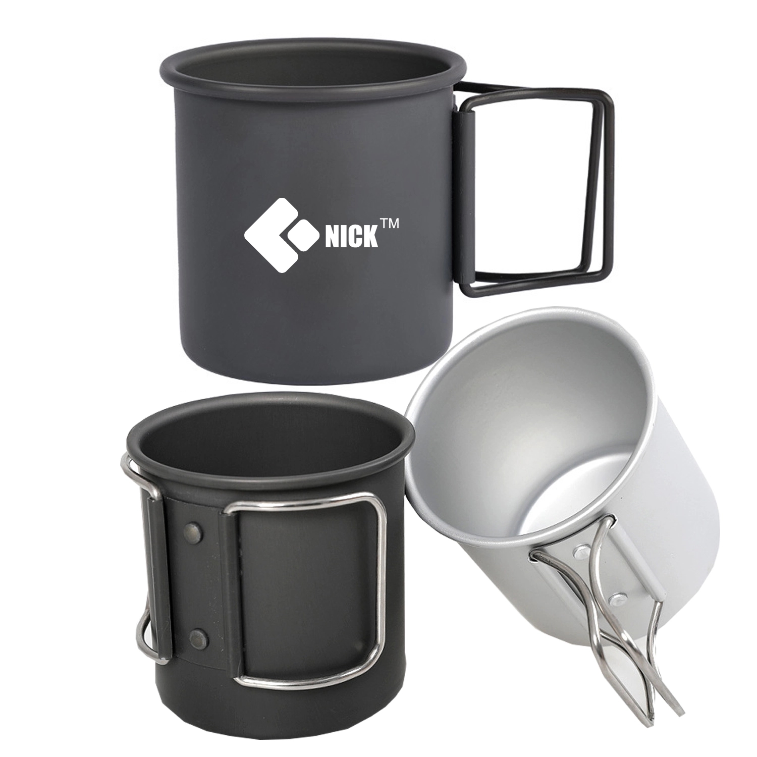 10 Oz Camping Mug With Foldable Handle 1