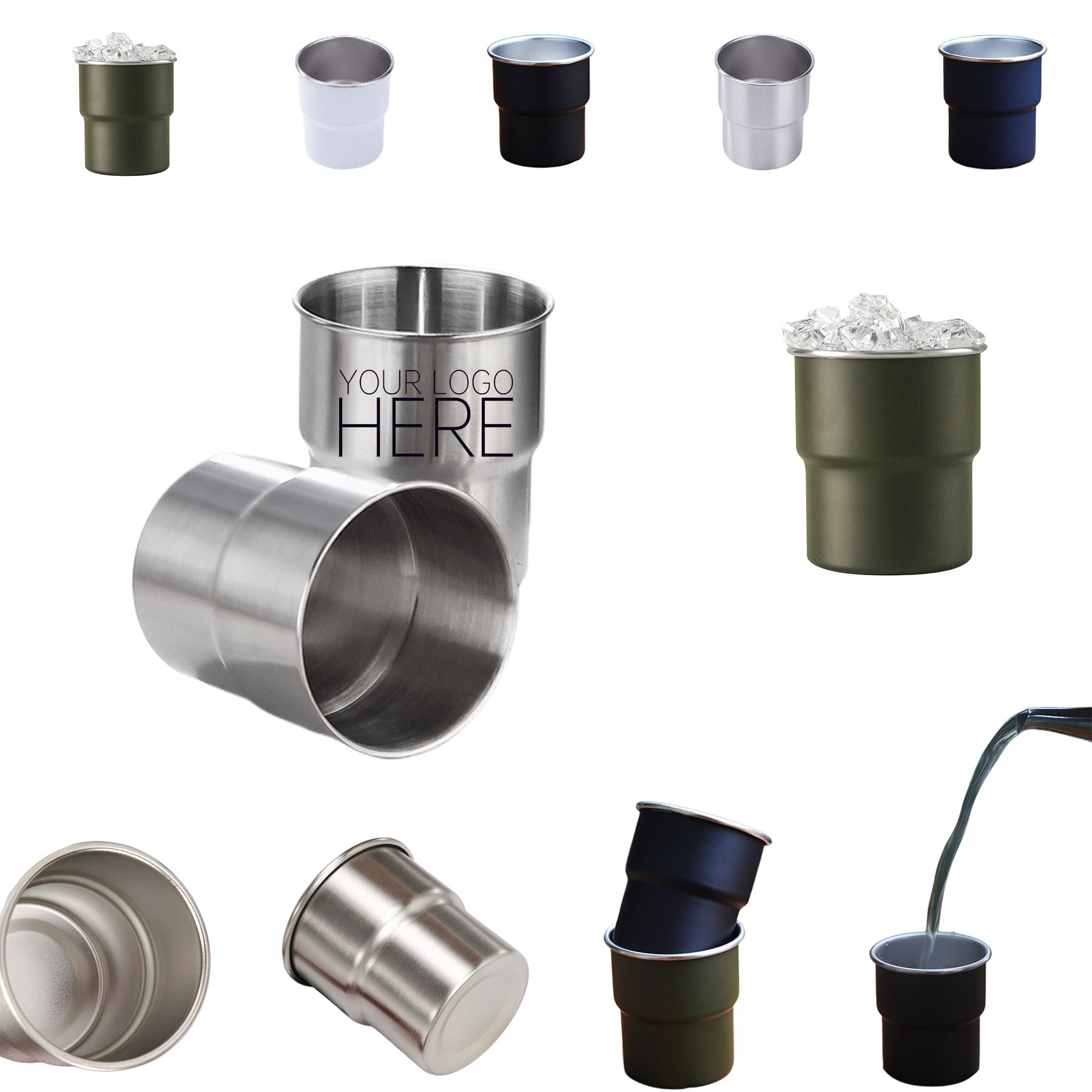 Stackable Stainless Steel Cup 2