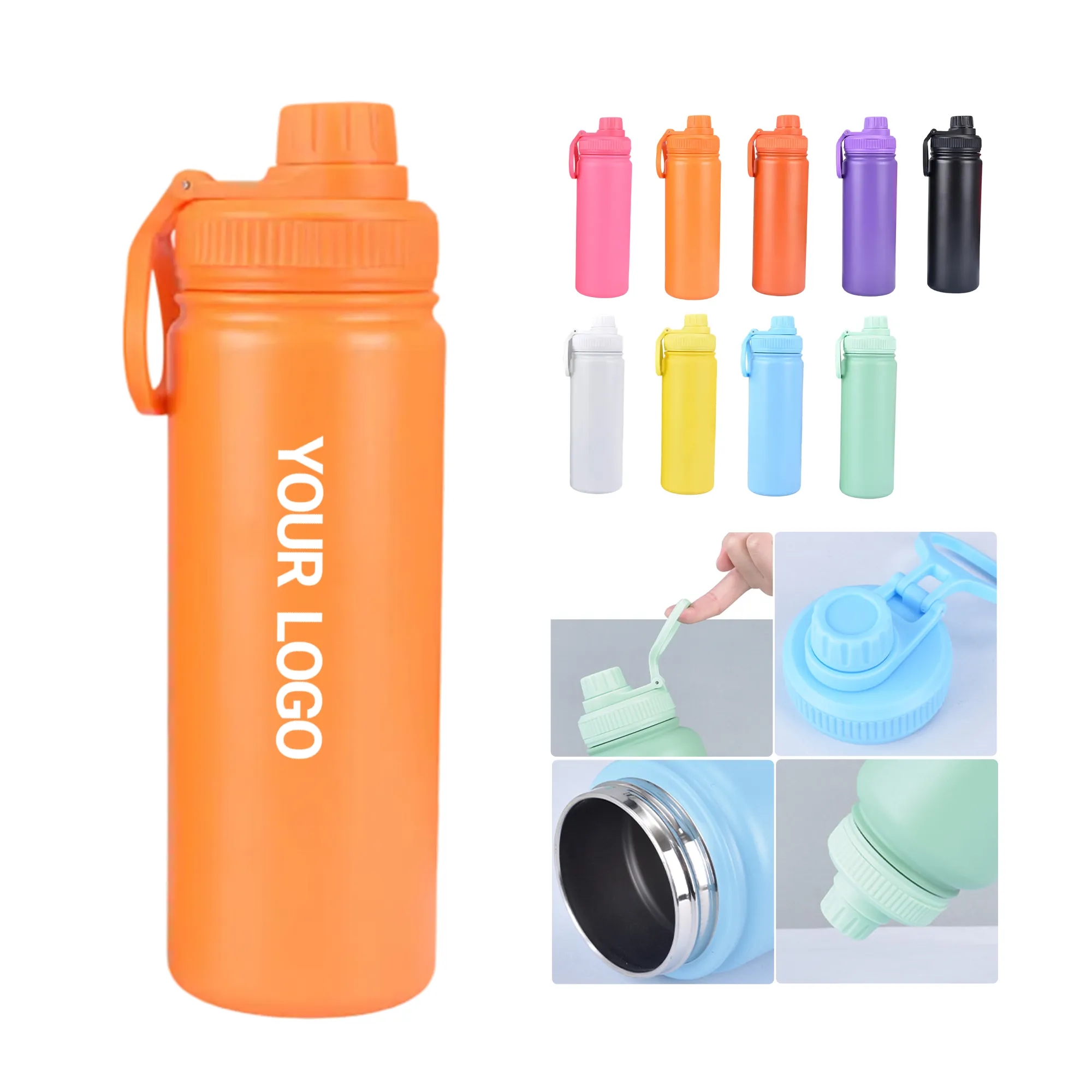 Stainless Steel Sports Water Bottle Leak Proof Design 9