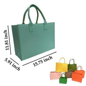 Heavy Duty Felt Tote Shopping Bags 2