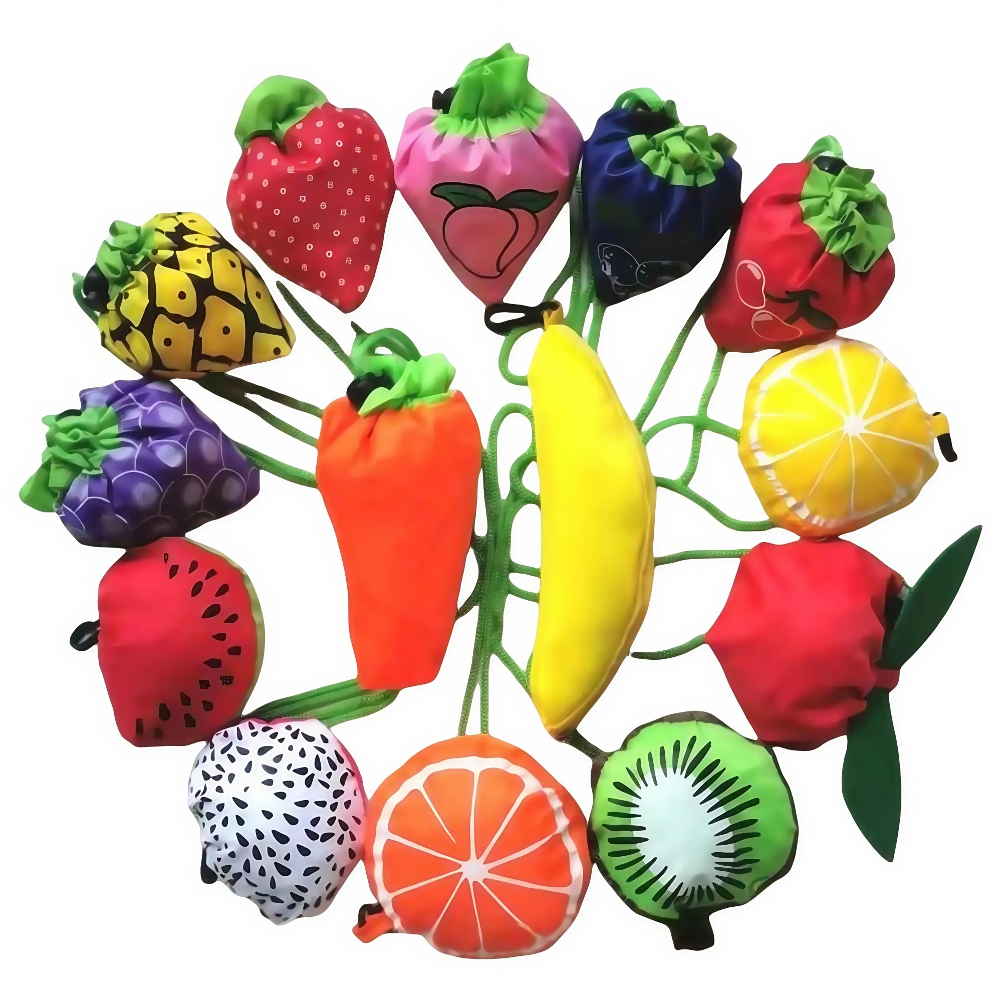 Portable Fruit-Shaped Foldable Tote Bag 2